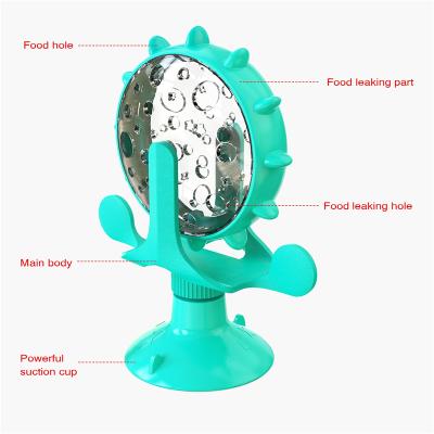 China Cat And Dog Universal Windmill Turntable Food Leak Toy Viable Pet Customized for sale