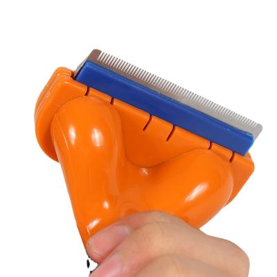 China Sustainable Pet Grooming Hair Remover Cleaning Comb Brush For Dog Cat for sale