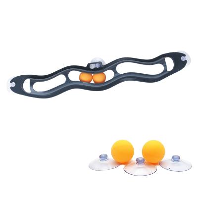 China Amazon Product Funny Sucker Cat Game Toy Catnip Balls Massage Plastic Sucker Intelligence Toy Track Ball For Cats for sale