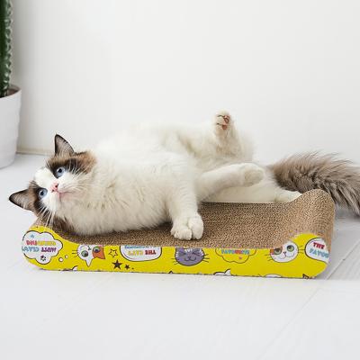 China Viable Scratcher Corrugated Paper Cat Supplies Scratcher Wear-Resistant Cat Claw Toys Cat Scratching Board for sale