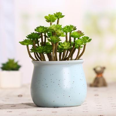 China High Temperature Simple Creative Potted Planters Desktop Ceramic Burning Flower Pots Home Decor (1300 Degrees) for sale