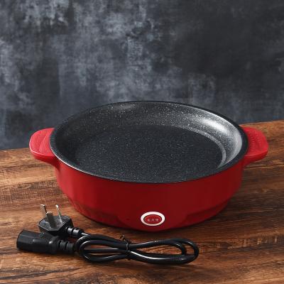 China New Style Household Electric Non-Stick Frying Pan Stainless Steel Non-Stick Pot for sale