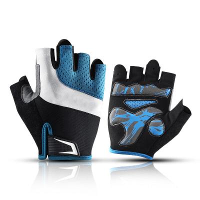 China Weightlifting Fitness Winter Half Finger Sports Shock Absorbing Gloves Anti-slip Half Finger Gloves for sale