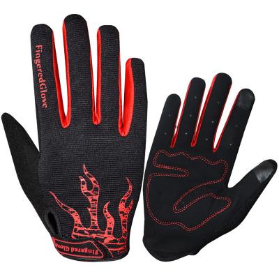 China Full Finger Men Women Full Finger Motorcycle Gloves Wear Proof Gloves Long for sale