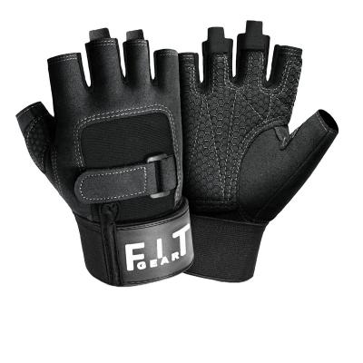 China Half Finger Gym Sports Breathable Weight Lifting Dumbbell Gloves Men Women Slip Proof Glove for sale