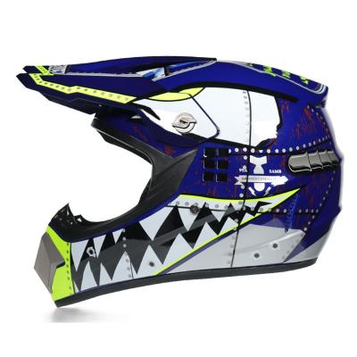 China Portable Motocross Racing Lightweight Mountain Full Face Goggles Helmet Mountain Racing Helmet for sale