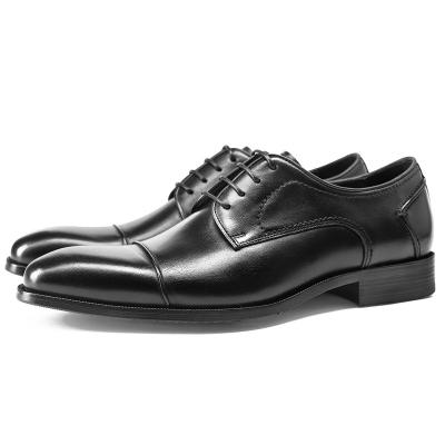 China Flat Italian Classic Genuine Leather Shoes For Men Stylish Easy Match Suit Shoes To Wedding Custom Logo Branding Big Size Shoes for sale