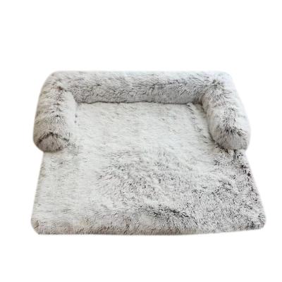 China Durable Cat Sofa Cushion Non-Removable Dog Bed Warm Dog And Blanket For Home Sofa Car Flooring for sale