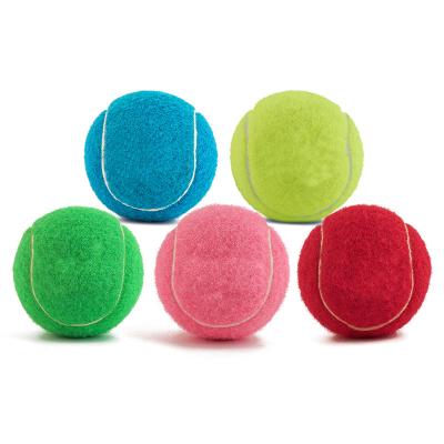 China Toy For Dogs Multicolor Training Viable High Rebound Pet Chew Outdoor Dog Tennis Ball Toys for sale