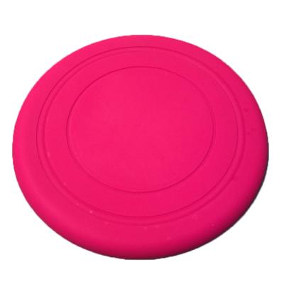 China Chew Resistant Stocked Toy Strong Rubber Interactive Custom Pet Soft Bite Silicone Frisbeed Dog Frisbeed Water Frisbeed for sale