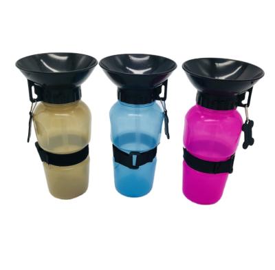 China Cat Portable Travel Outdoor Feed Viable Bowl Dog Water Bottle Jug Drinking Cup 500ml for sale