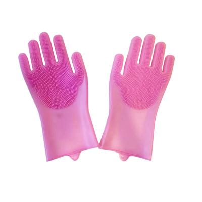 China Viable Cat Finger Gloves Pet Bath Brush Dogs Go Hair Anti-scratch Bite Silicone Cat Gloves Floating Massage for sale