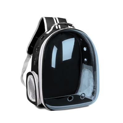 China Viable Outdoor Travel Pet Bag Warm Cats And Dogs Go Out Convenient Backpack Space Capsule Pet Transparent Super Breathable Backpack for sale