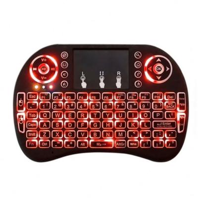 China Digital LED Display Wireless Keyboard 2.4GHz Mini i8 Touchpad i8 Remote Control Mouse Air Mouse For Android TV Box Notebook Tablet PC Remote Control for sale