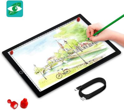 China With Magnet And Back Support A4 Light Board With Back Tracing Light Box Support Magnetic Drawing Board Light Box For Tracing Sketching for sale