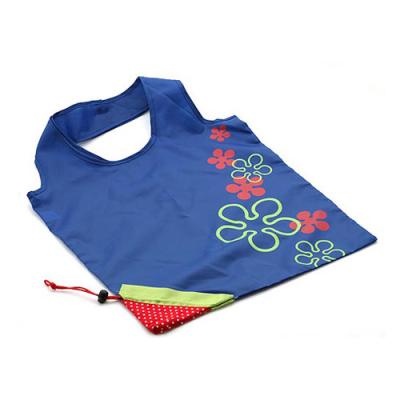 China Dress Recycled Flexible Eco Friendly Polyester RPET Foldable Portable Shopping Bag Reusable Nylon Shopping for sale