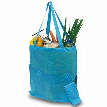 China Cheap Foldable Nylon Bag Recycled Portable Handled Customer RPET Reusable Polyester Eco-Friendly Flexible Recyclable for sale