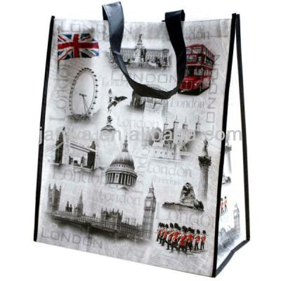 China Fabric Logo Woven Shopping Bag Custom Non Woven Eco Friendly Reusable Wholesale Portable Handled Shopping Bags Bag for sale