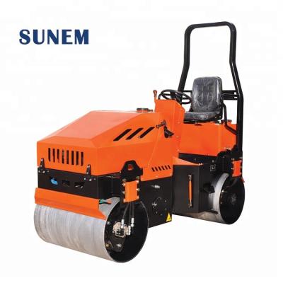 China Factory Mini Double 2 Ton 25KN 25KN 0-5km/H Drum Vibration Roller SN2000 for sale