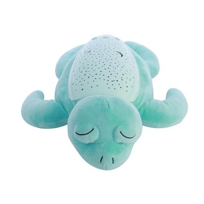 China Stuffed Animal Turtle Musical soother Toys For Kids With Night light for sale