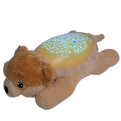 China 2019 New arrival infantile Sleeping plush toy with musical and star projector baby sleep soother for sale