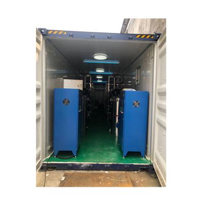 China Drinking Water Mobile Containerized Drinking Water Machine Plant Production Line RO Water System for sale