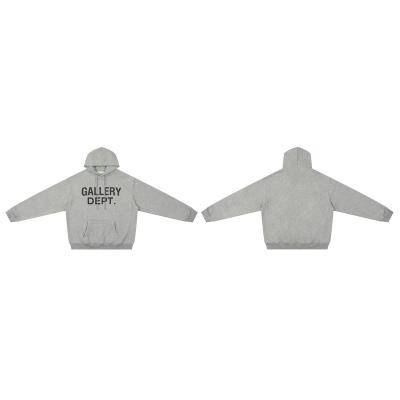 China American Foreign Trade Men's Hoodie Couple Gallery Department Letter Fashion High Street Fleece Hoodie Breathable Wholesale for sale