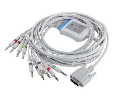 China Edan SE-12 SE-12 EKG Banana Express IEC 4.0 PE Cable And Wires for sale