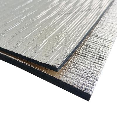 China Heat Reflection Thermal Insulation Foam Waterproofing Aluminum Foil Composite Coated Fiberglass XLPE Foam for sale