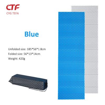 China Stay Comfortable Anywhere Lightweight and Durable Aluminum film XPE IXPE Foam Sleeping Mat Camping Pad for sale