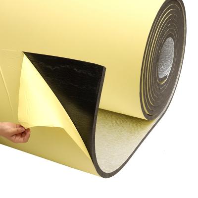 China Adhesive One Side Foam With Foil Insulation Rolls Customised Matt Grey Foil Covered Polyolefin Foam Insulation for sale