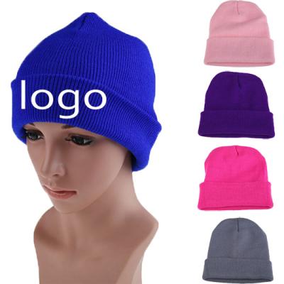 China 2021 Newest COMMON Embroidery Logo Tassel Fashion Leather Patch Sports Beanies Unisex High Quality Custom Winter Knit Hats for sale