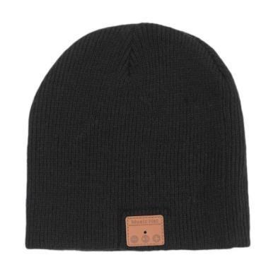 China breathable & Premium quality waterproof music beanie gorros cordless designer knitted logo beanie hat for sale