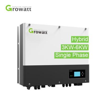 China Growatt SPH 3000~6000 IP65 3kW 3.6kW 4kW 4.6kW 5kW 6kW Hybrid Solar Inverter 450*560*180mm for sale