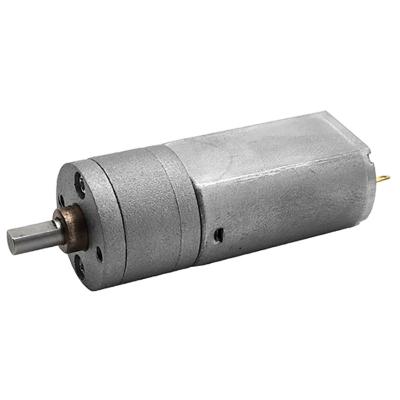 China Drip Proof 3v - 24v 10 - 2000RPM 20mm DC Spur Gear Motor With Solid Gearbox For Automatic Door Lock for sale