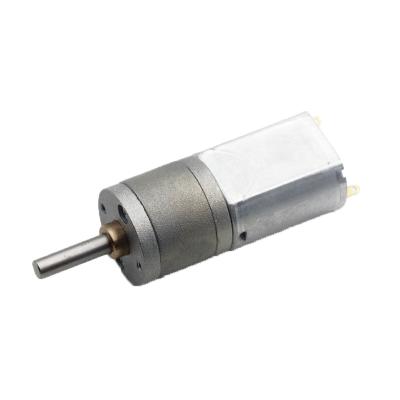 China Drip Proof 3v - 24v 10 - 2000RPM 20mm DC Spur Gear Motor With Solid Gearbox For Automatic Door Lock for sale