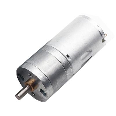 China Drip-proof 3v - 24v 10 - 2000RPM 25mm DC Spur Gear Motor With Solid Gearbox For Home Appliances for sale