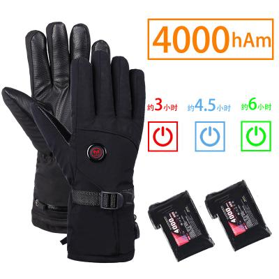 China Rechargeable Battery Operated Waterpoof / Windpoof Heating Gloves For Winter Sport Heated Gloves for sale