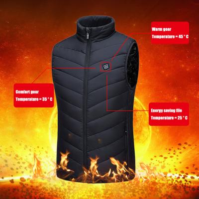 China QUICK DRY Women Clothing Usb 9 Places Winter Heating Thermal Vest for sale