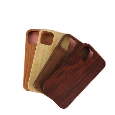 China Cell Phone Shockproof Wooden Accessories Case Back Cover Wooden Phone Cover for sale