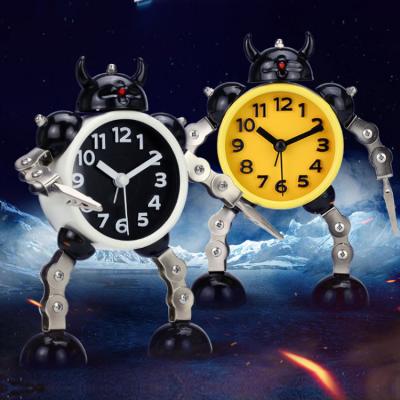 China Calendars Creative Cute Robot Desk Alarm Clock for Kids Cheap Alarm Clocks for sale