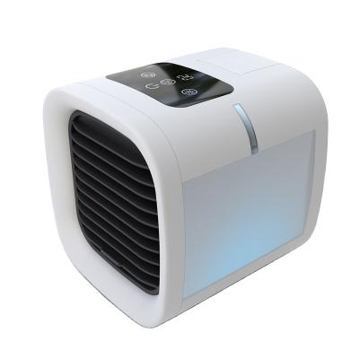 China With RGB Light Speed ​​3 Personal Evaporative Air Condition Mini Table Top Personal Evaporative Cooler Fan for sale