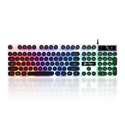 China USB 2.0 Gaming Plug and Play Backlit Wired Computer Keyboard and Mouse Combo for sale