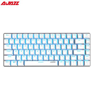 China AK33 82 Key Gaming Keyboard Wireless RGB Blue/Black Switch For PC Laptop Gaming Mechanical Keyboard for sale