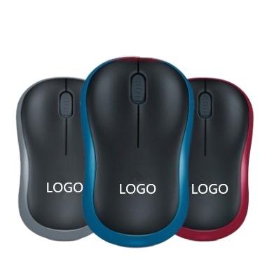 China M185 / M186 Portable Support Printing LOGO 2.4 GHz Wireless Mouse For Home Office Computer for sale