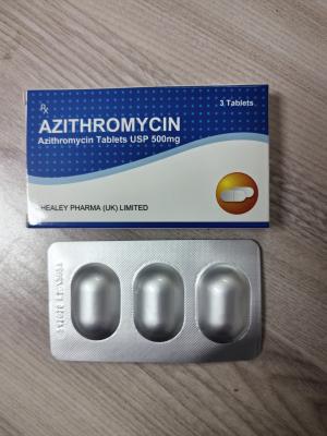 중국 Azithromycin는 250MG 500MG 항생 약 BP/USP를 메모장에 기입합니다 판매용