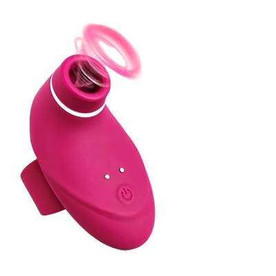 China Silicone Vibrator Rechargeable Automatic Vibration Finger Massager Finger Clitoris Vibrator Sleeve Head Vibrator For Women for sale