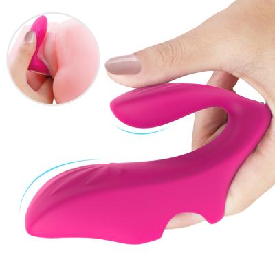 China Perfect 2*9 Modes Vibration Size Finger Vibrator Papilla Glans Clitoris G Spot Stimulator for Woman and Men Clitoris Massage Vibrator for sale