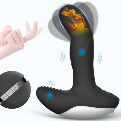 China Prostate Massager G-spot Prostate Stimulation Multifunctional Heating Remote Control Massager for sale