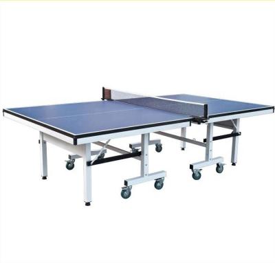 China MDF + Steel Tubes Professional Competition Indoor Use 15/18/25 Mm Mdf Top Folding Ping Pong Table Tennis Table for sale